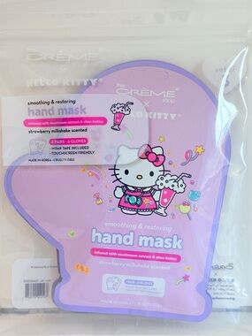 The Creme Shop x Hello Kitty Strawberry Milkshake Hand Masks (3 pr) - NEW